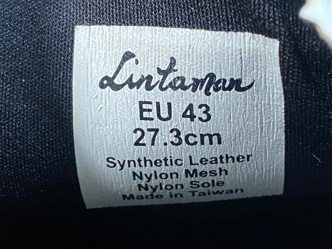 JR988 リンタマン Lintaman ADJUST ビンディングシューズ 3穴 黒 白 EU43 ダイヤル式