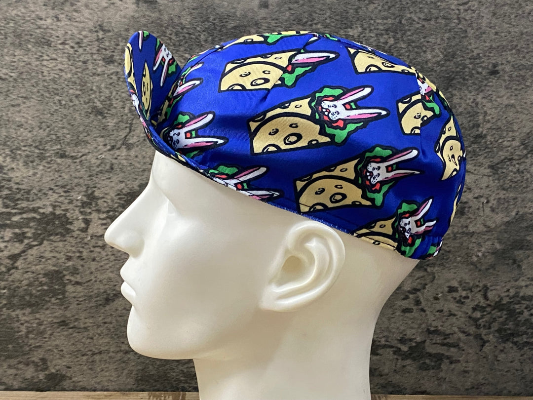 KM419 ポールスミス Paul Smith サイクルキャップ 青 総柄 フリーサイズ