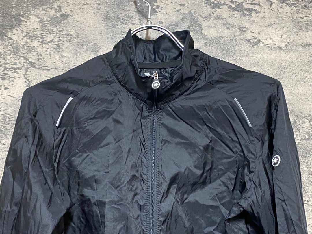 KO581 アソス assos MILLE GT WIND JACKET Black Series 長袖 ウィンドブレーカー 黒 M