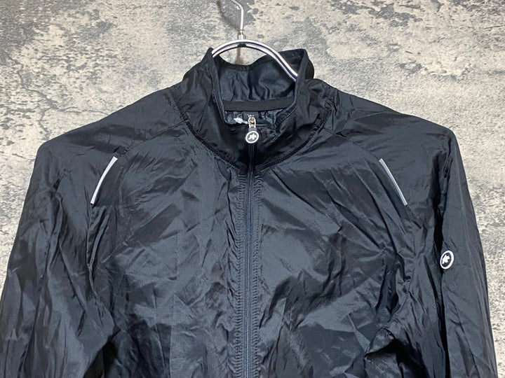 KO581 アソス assos MILLE GT WIND JACKET Black Series 長袖 ウィンドブレーカー 黒 M