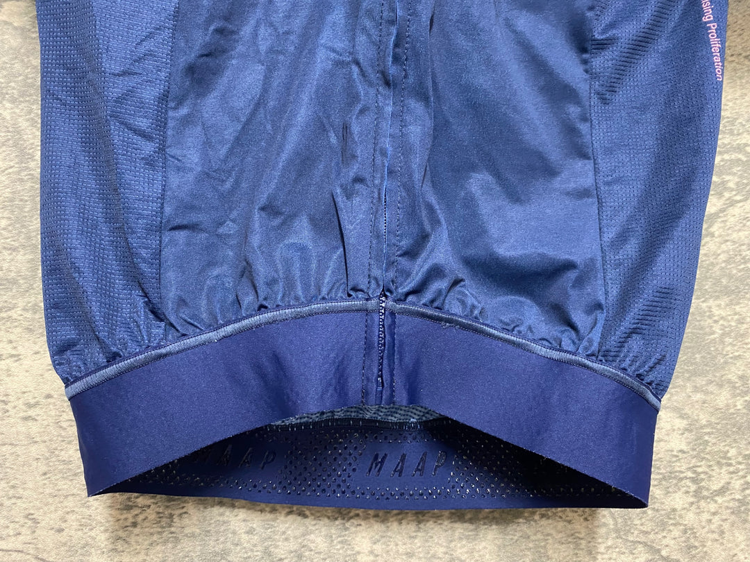 JN265 マープ MAAP PRO FIT JERSEY 半袖 サイクルジャージ 紺 S