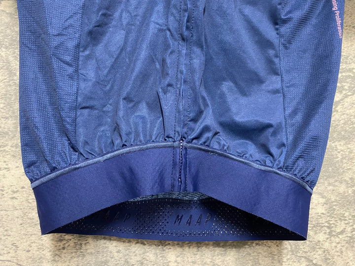 JN265 マープ MAAP PRO FIT JERSEY 半袖 サイクルジャージ 紺 S