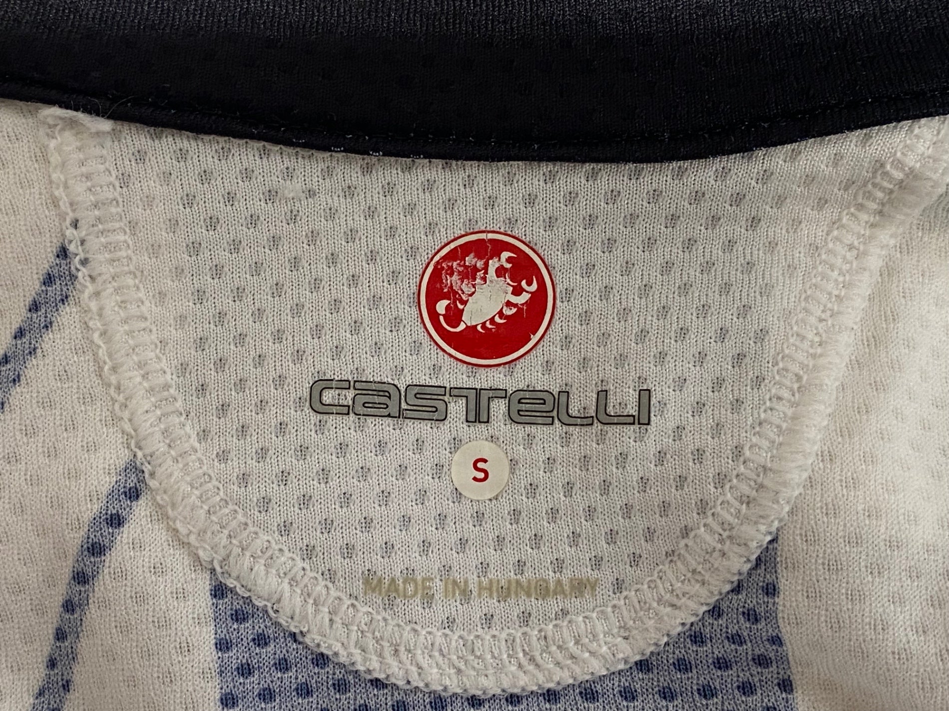 JV204 カステリ CASTELLI 半袖 サイクルジャージ グレー 白 S – BICI