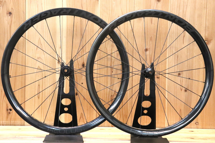 ボントレガー BONTRAGER アイオロス AEOLUS RSL 37 TLR カーボン チューブレスレディ ホイールセット シマノ12S/11S 【芦屋店】