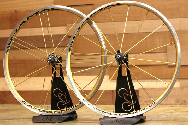 カンパニョーロ Campagnolo シャマルウルトラ ゴールド SHAMAL ULTRA GOLD アルミ チューブラー ホイールセット カンパ 11S/12S 【立川店】