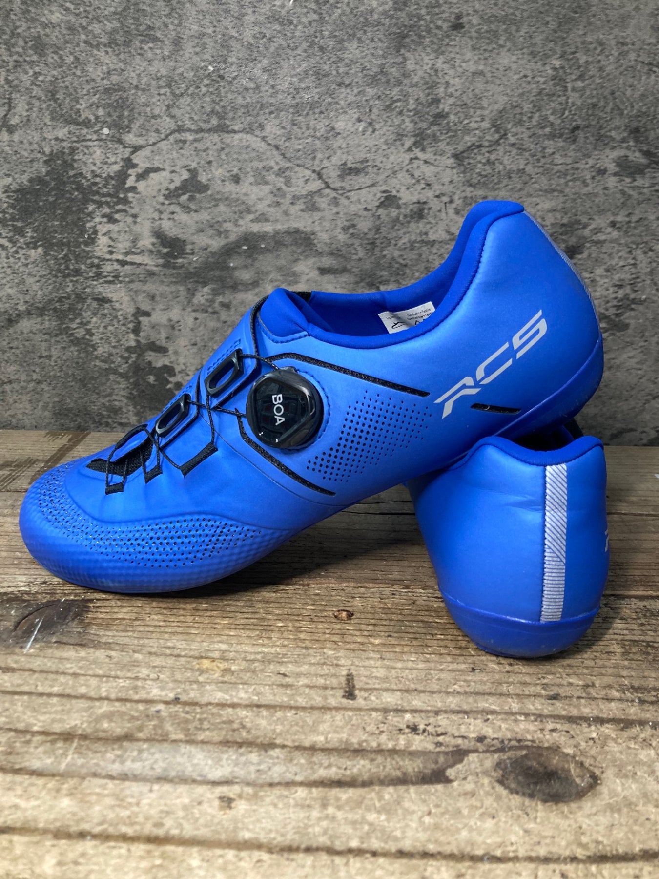 JY068 シマノ SHIMANO RC5 SHRC503M ビンディングシューズ 青 EU42 SPD