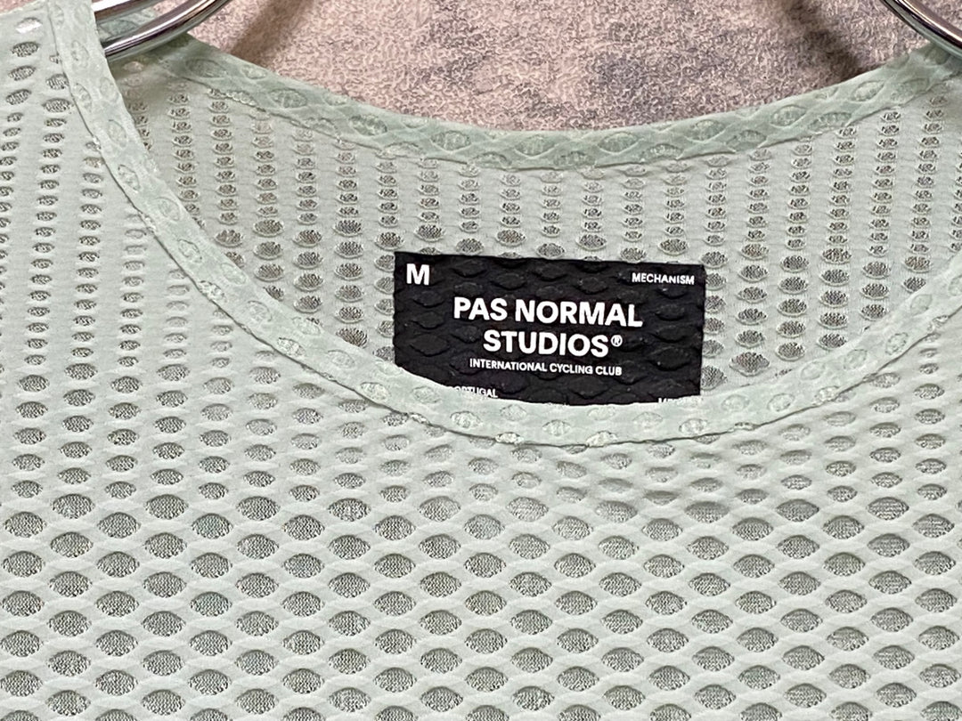 KJ281 パスノーマルスタジオ PAS NORMAL STUDIOS Men's Mechanism Pro Zipless Jersey 半袖 サイクルジャージ 緑 M