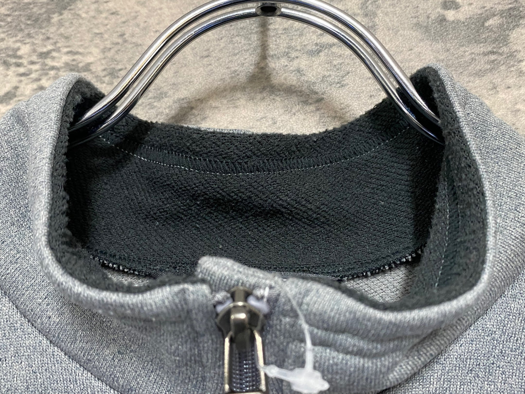 KC646 パールイズミ PEARL iZUMi 長袖 サイクルジャケット グレー XL 裏起毛 スウェット生地