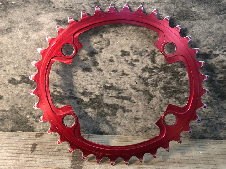 JU711 スミス SMITH Baroque Gear チェーンリング 赤 36T±2 100°
