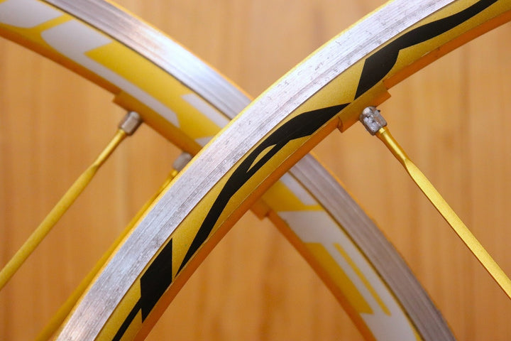 カンパニョーロ CAMPAGNOLO シャマル ウルトラ SHAMAL ULTRA GOLD ホイールセット アルミ クリンチャー カンパ12/11S 15C 【芦屋店】