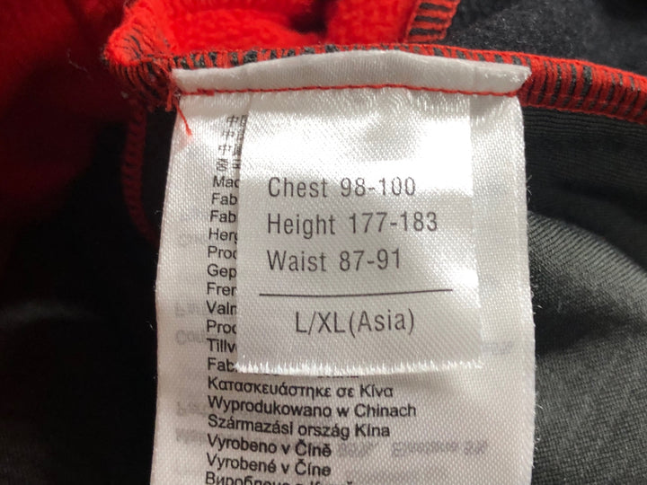 KD662 シマノ SHIMANO 長袖 サイクルジャケット 赤 XL 裏起毛