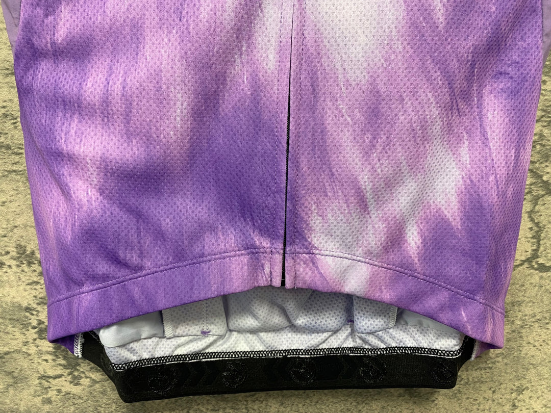 JV964 レリック reric Fuzzy Womens Standard Jersey 半袖サイクルジャージ レディース M 紫