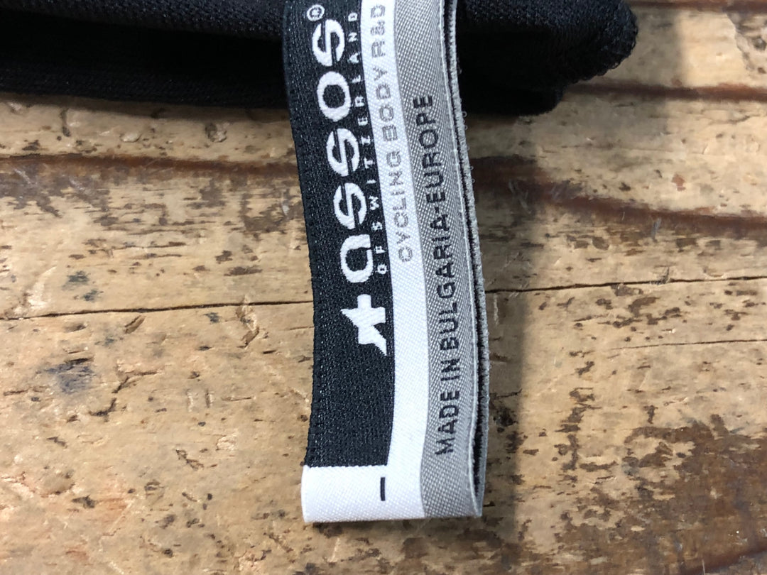 JR299 アソス ASSOS アームウォーマー 黒 Ⅰ ※日焼け