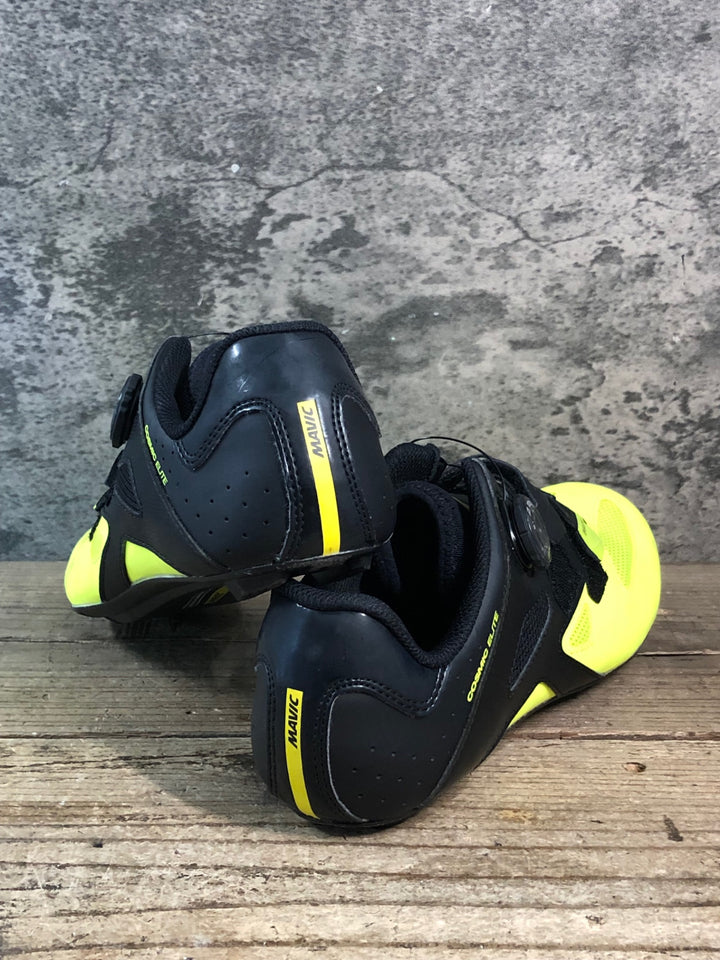 JT273 マヴィック MAVIC COSMIC ELITE ビンディングシューズ イエロー SPD-SL EU 43 1/3