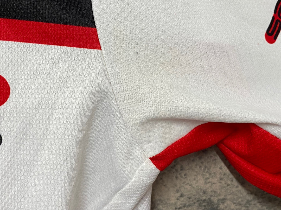 JI327 スポーツフル sportful 半袖 サイクルジャージ 白 赤 黒 S
