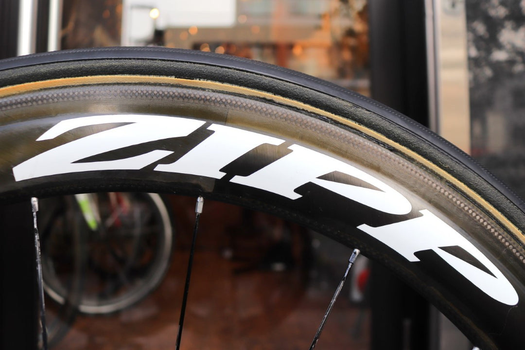 【訳あり】 ジップ ZIPP 404 カーボン チューブラー ホイールセット シマノ 10S 【東京南麻布店】