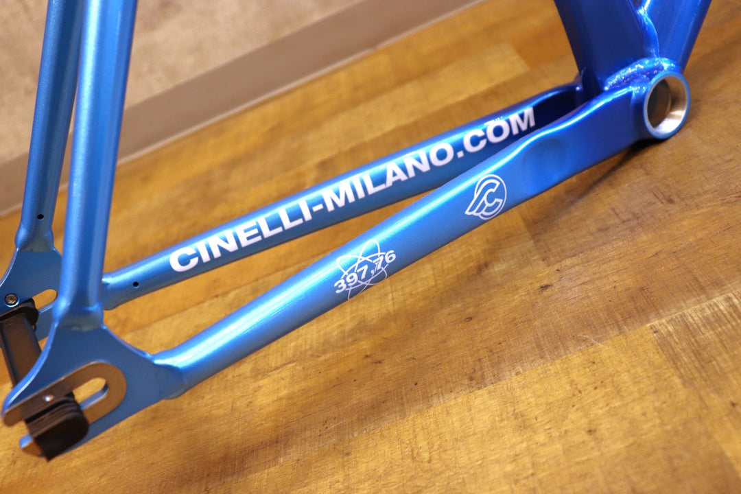 未使用 チネリ Cinelli ヴィゴレッリ VIGORELLI 80'S ナショナルブルー 2025モデル Mサイズ アルミ ピストバイク トラックレーサー フレームセット【さいたま浦和店】