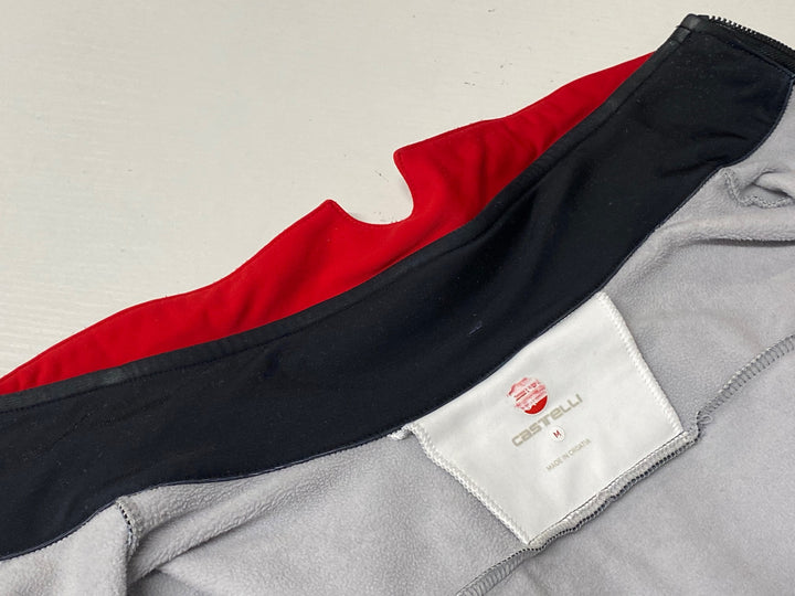 KI748 カステリ CASTELLI 長袖 サイクルジャケット 黒 M 裏起毛