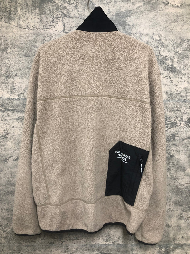 JD963 パスノーマルスタジオ PAS NORMAL STUDIOS Beige Escapism Jacjket 長袖 ボアジャケット サイクルジャケット 薄茶 S 裏起毛
