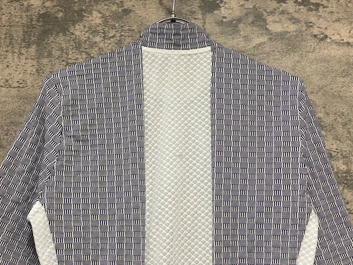 KR589 カフェドシクリステ Cafe du Cycliste FRANCINE Man 半袖 サイクルジャージ 紺白 L