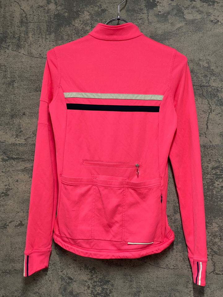 JV440 ラファ Rapha WOMEN'S LONG SLEEVE BREVET JERSEY 半袖 サイクルジャージ ピンク XS