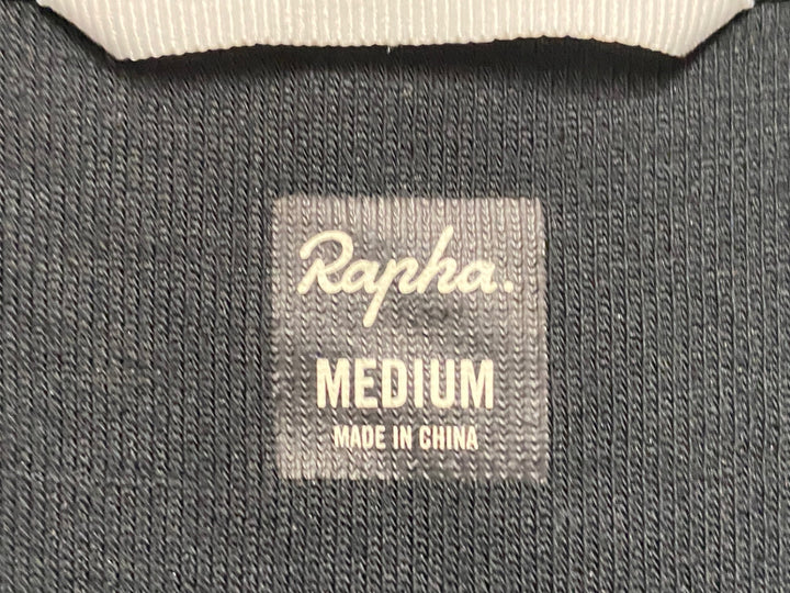 JM127 ラファ Rapha BREVET JERSEY 半袖 サイクルジャージ 黒 M ※ジッパー破損