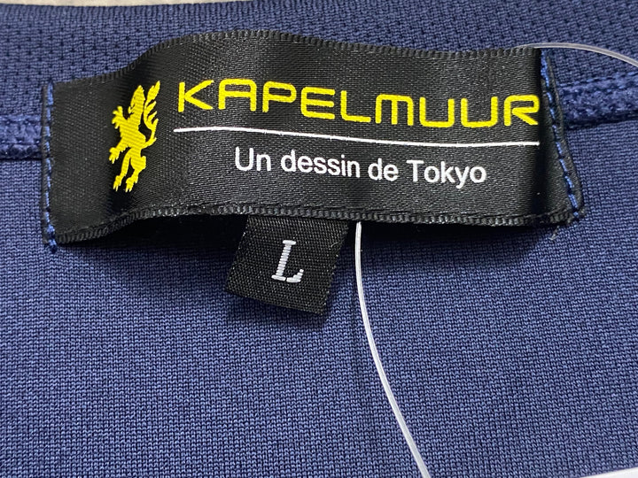 KG216 カペルミュール KAPELMUUR 半袖 ドライ Tシャツ 濃紺 L