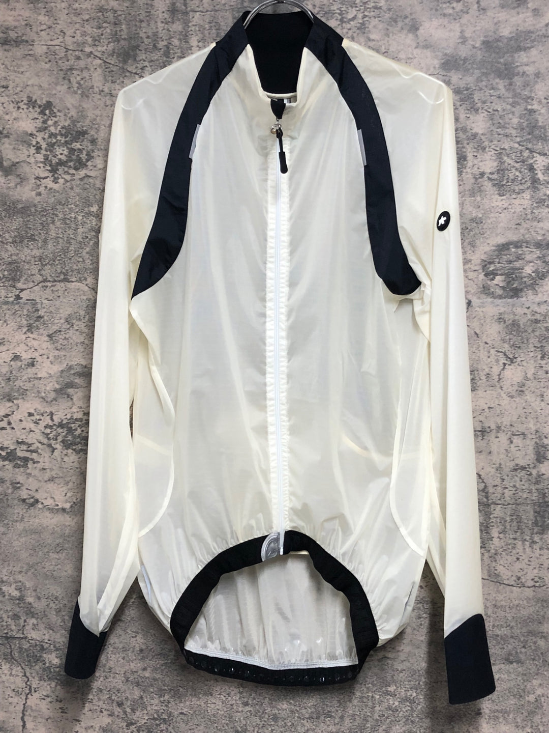 JF347 アソス ASSOS sJ.13LuftSchutz 長袖 ウィンドブレーカー 白 M
