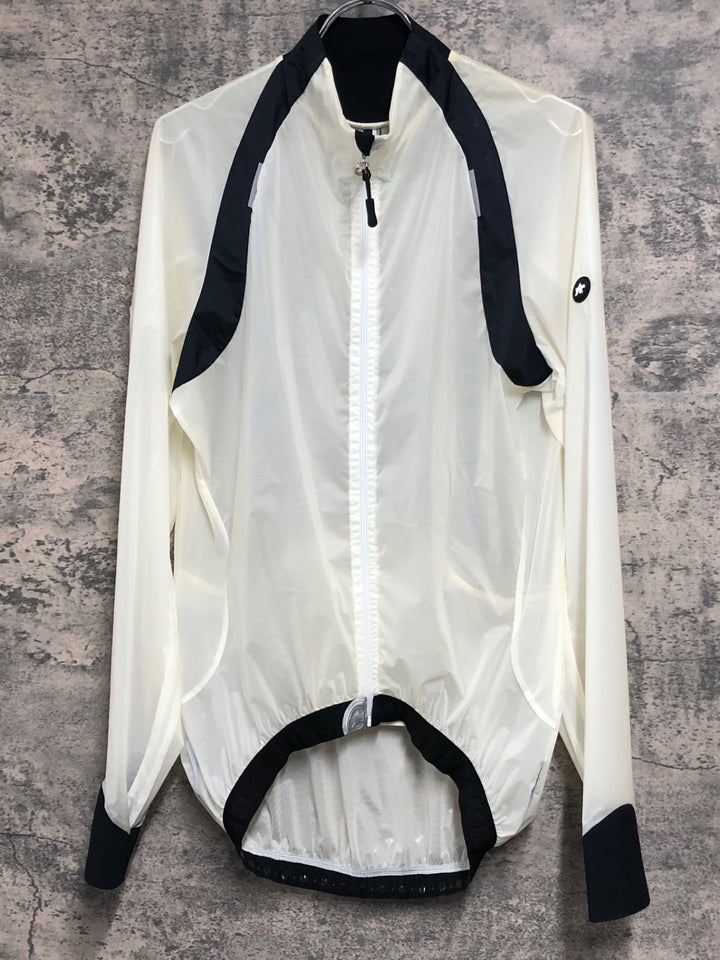 JF347 アソス ASSOS sJ.13LuftSchutz 長袖 ウィンドブレーカー 白 M