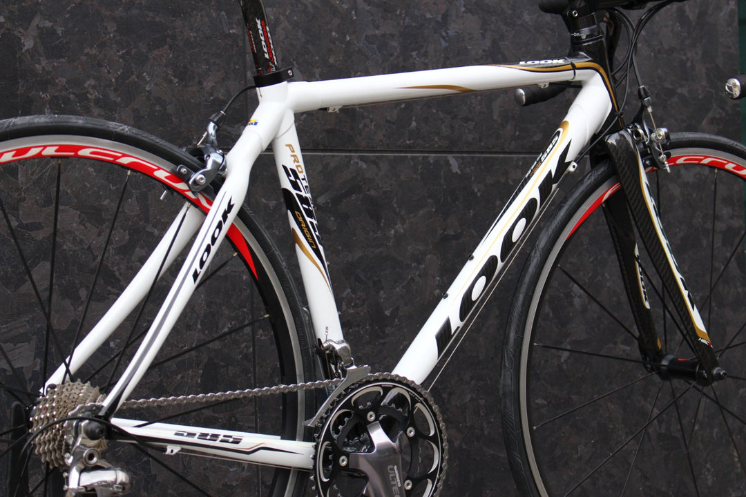 ルック LOOK 585 PRO TEAM 2009 Sサイズ シマノ アルテグラ  6600 10S カーボン ロードバイク 【福岡店】