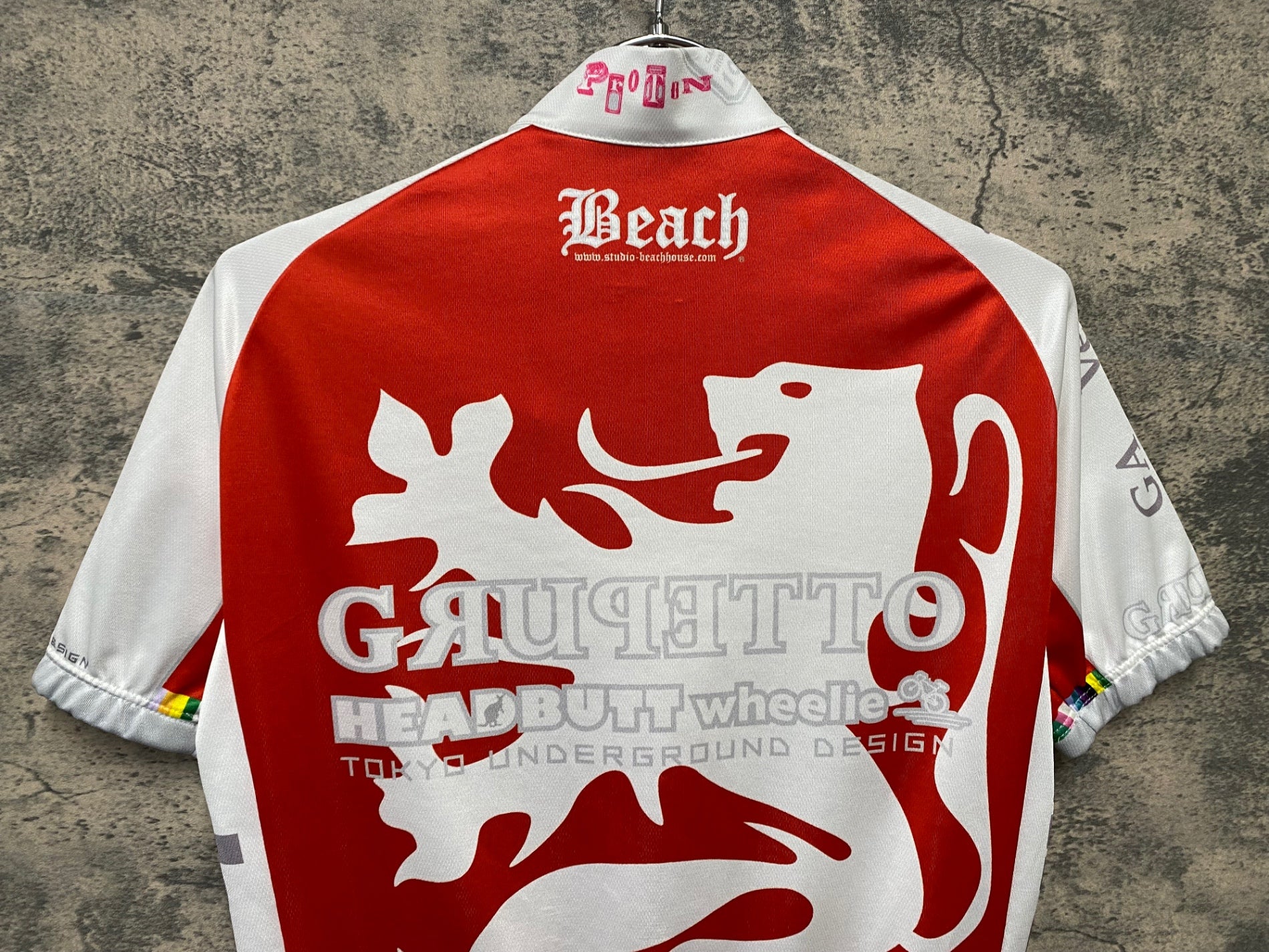 JT538 パンダーニ Pandani 半袖 サイクルジャージ 白 赤 M – BICI