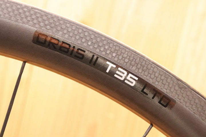 【未使用品!!】 3T オルビス ORBIS II T35 LTD カーボン チューブラー ホイールセット シマノ 11S/12S 【芦屋店】