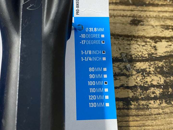 KK816 シマノプロ SHIMANO PRO VIBE アルミ ステム OS Φ31.8 100mm 10° ※リコール対象外