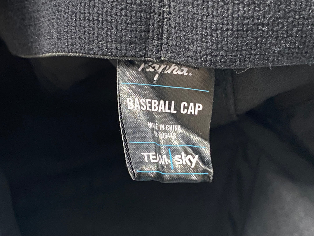 JY835 ラファ Rapha BASEBALL CAP キャップ 黒 ワンサイズ TEAM Sky