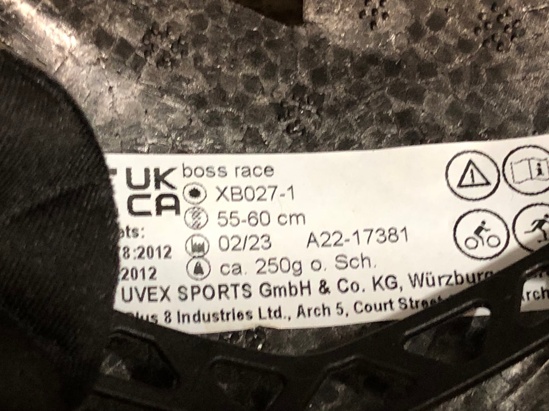 JU327 ウベックス uvex boss race ヘルメット 白 55-60cm 2023/02製造