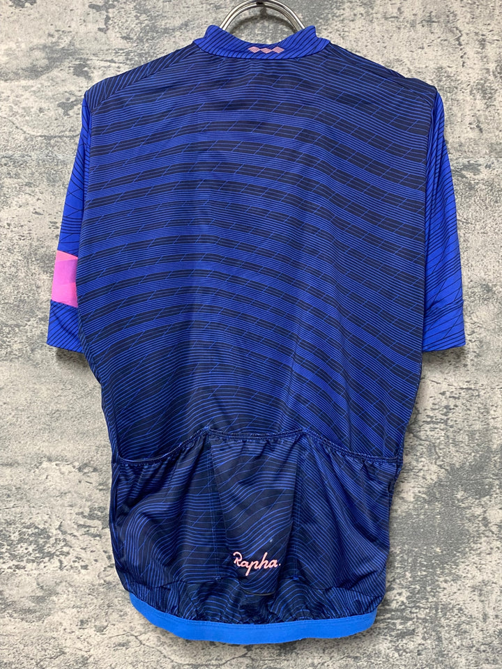 JE921 ラファ RAPHA FIRST PROTEAM TRAINING 半袖 サイクルジャージ M EFエデュケーション