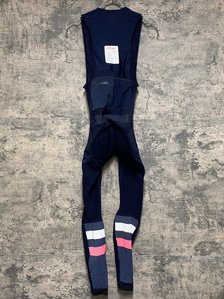 JO792 ラファ Rapha CARGO WINTER TIGHTS WITH PAD ビブタイツ 紺 XS 裏起毛
