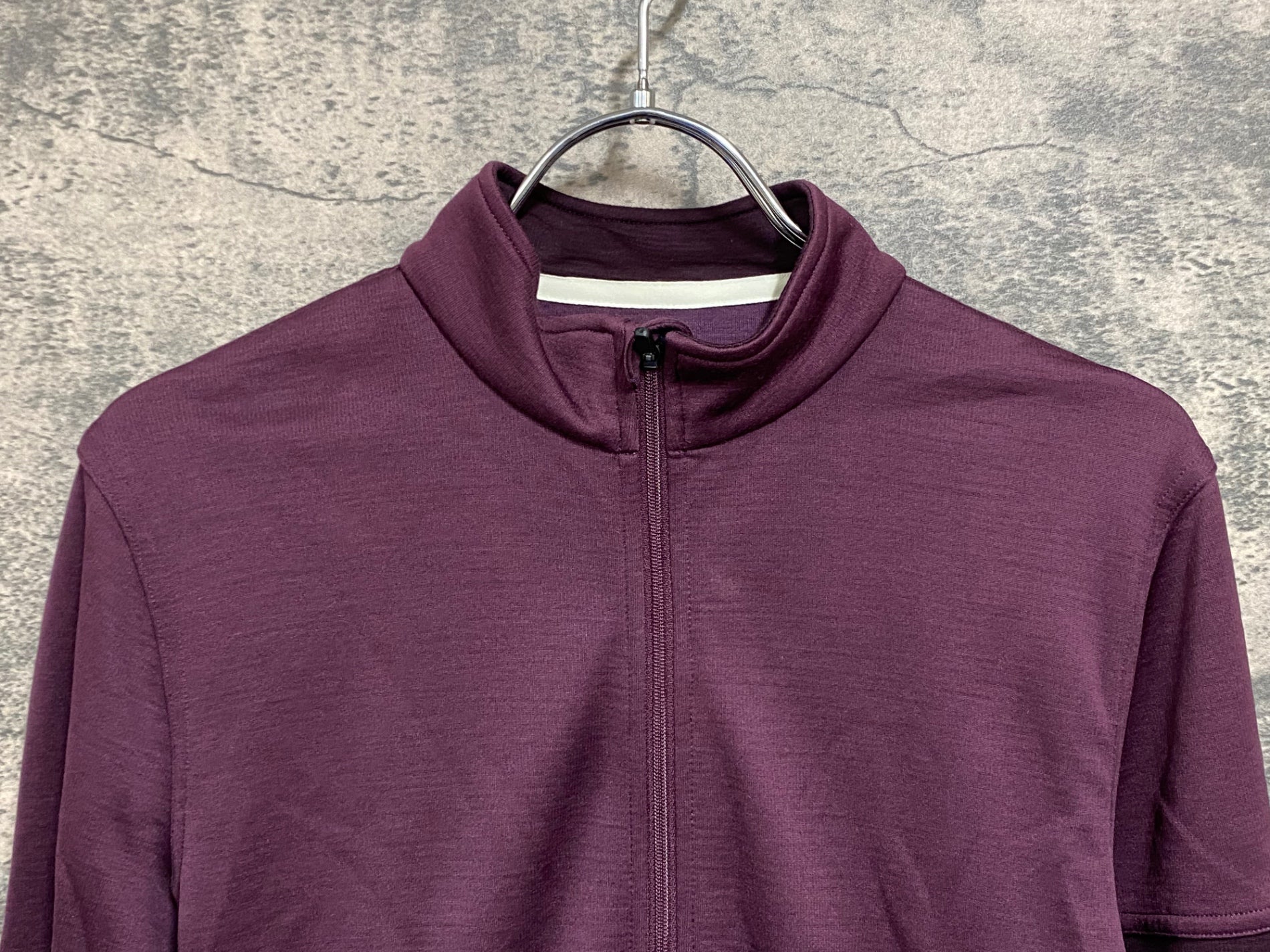 JE041 ラファ Rapha LONG SLEEVE JERSEY 長袖 サイクルジャージ 紫 M