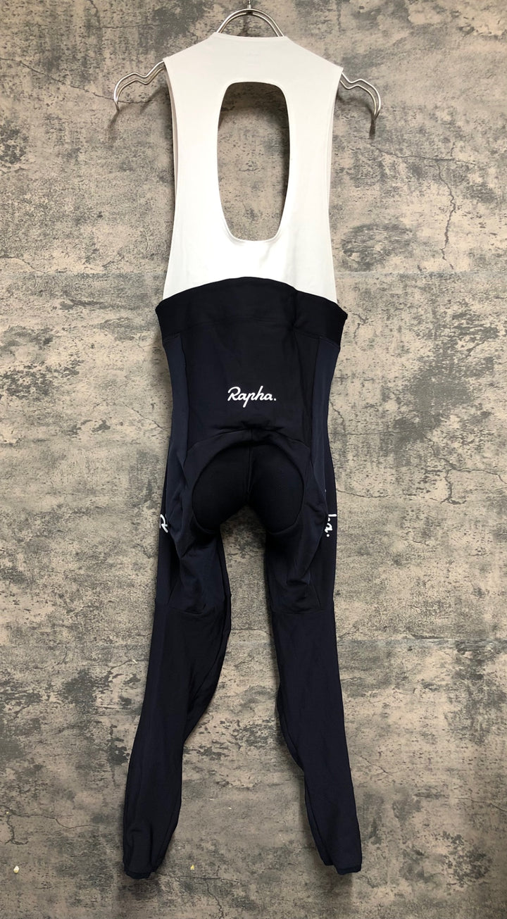 KK255 ラファ Rapha ビブタイツ 濃紺 M 裏起毛 ※タグカット
