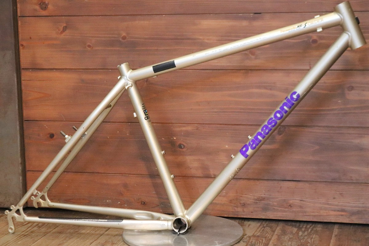 Panasonic mr-vⅡ クロモリMTB フレームのみ 送料込 hhBW2BlTCHRiZTQos46yxefN7RTsz3