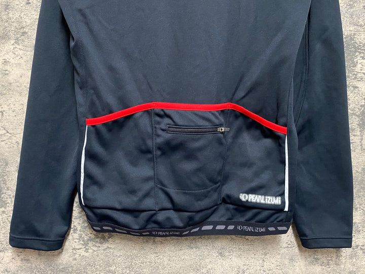 JO316 パールイズミ PEARL iZUMi 長袖 サイクルジャケット 黒 L 裏起毛