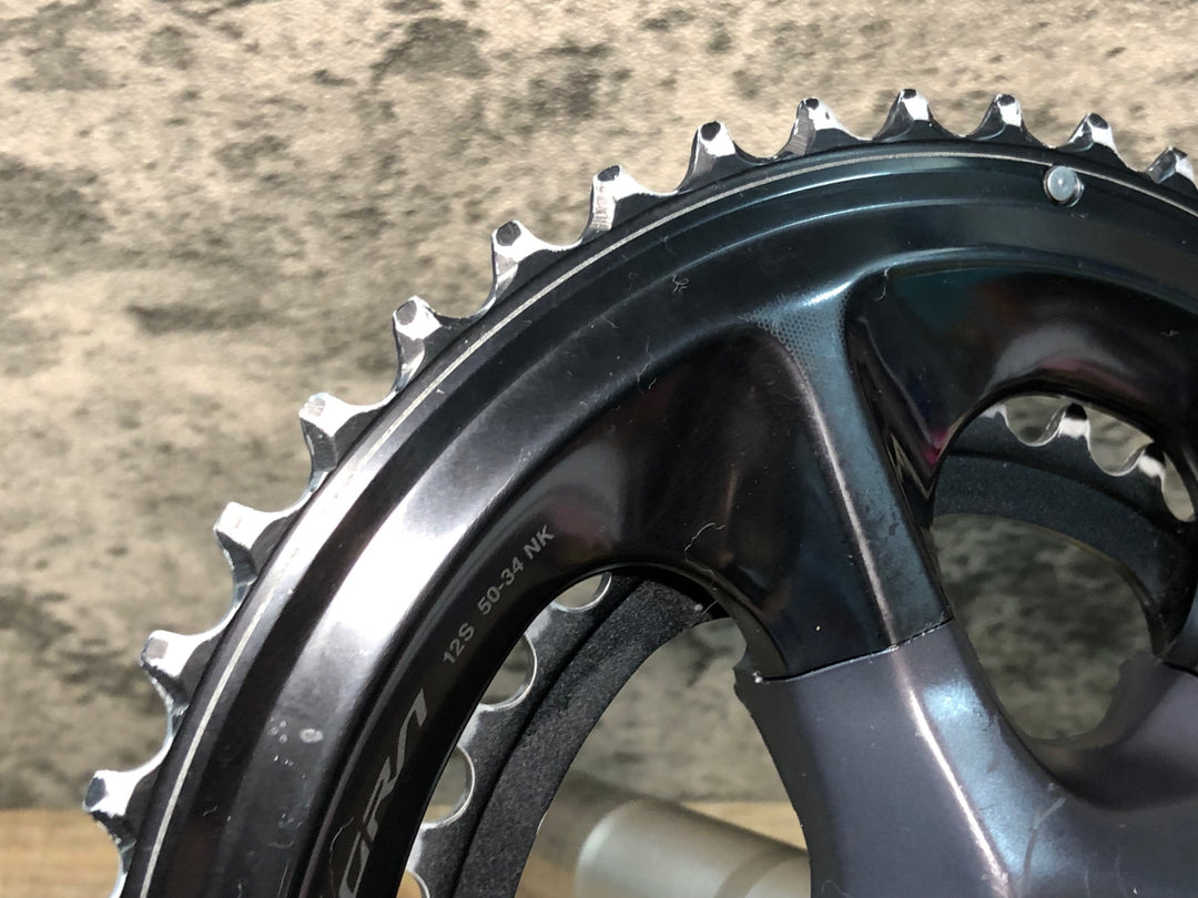 JH273 シマノ SHIMANO アルテグラ ULTEGRA FC-R8100 クランクセット 50-34T 12S 170mm ※クランク取付ボルト欠品