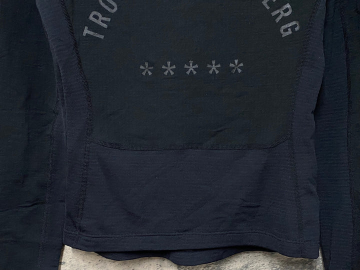 KB001 ラファ Rapha PRO TEAM THERMAL BASE LAYER LONG SLEEVE 長袖 ベースレイヤー 黒 XS 裏起毛