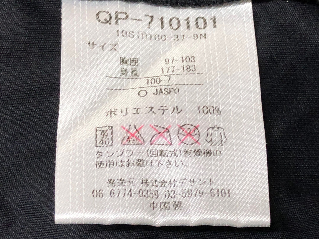 JW275 ルコックスポルティフ le coq sportif 半袖 サイクルジャージ 黒 O
