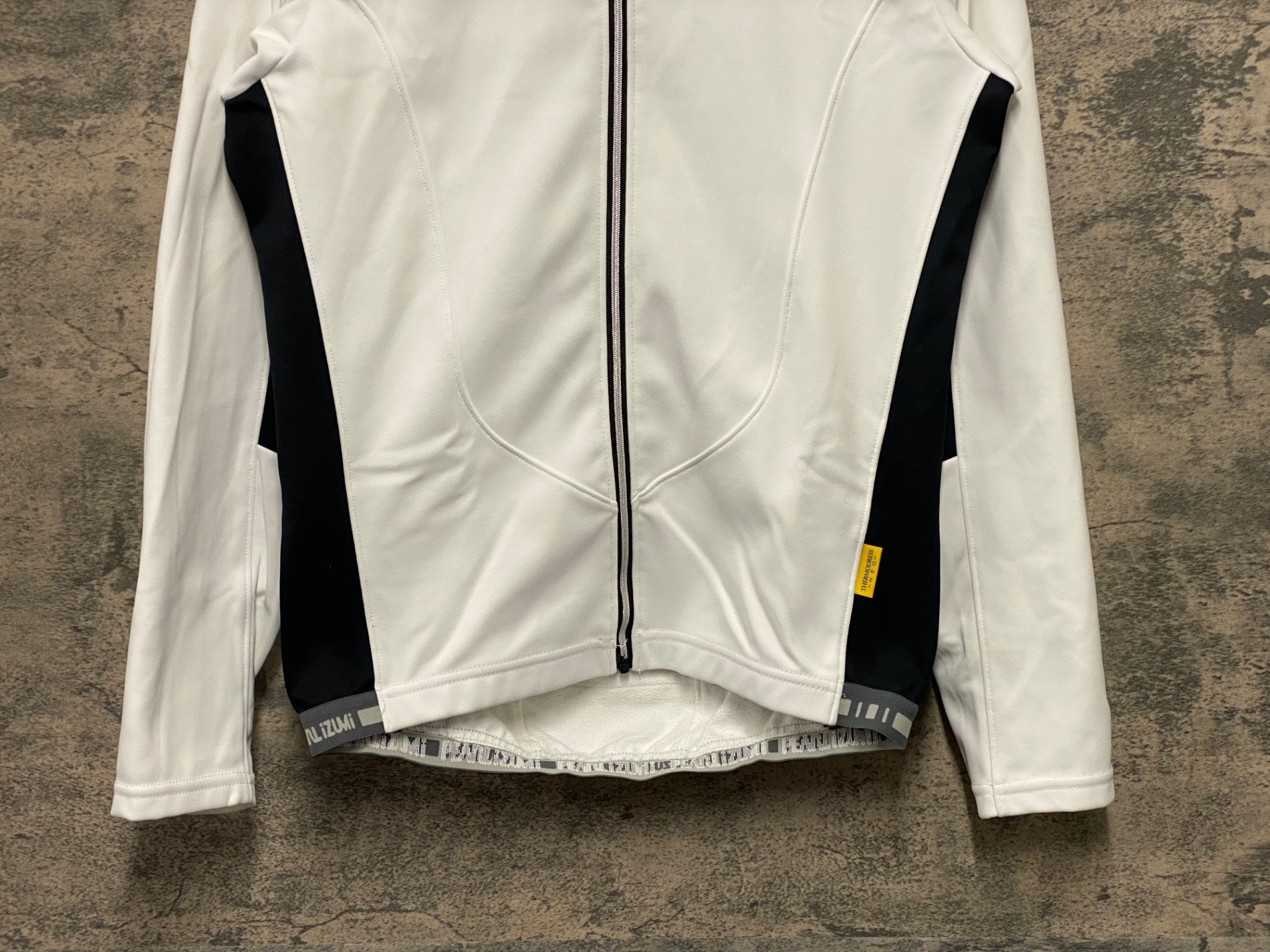 KG091 パールイズミ PEARL iZUMi 長袖 サイクルジャージ 白 M 裏起毛