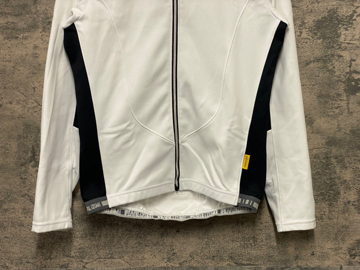 KG091 パールイズミ PEARL iZUMi 長袖 サイクルジャージ 白 M 裏起毛