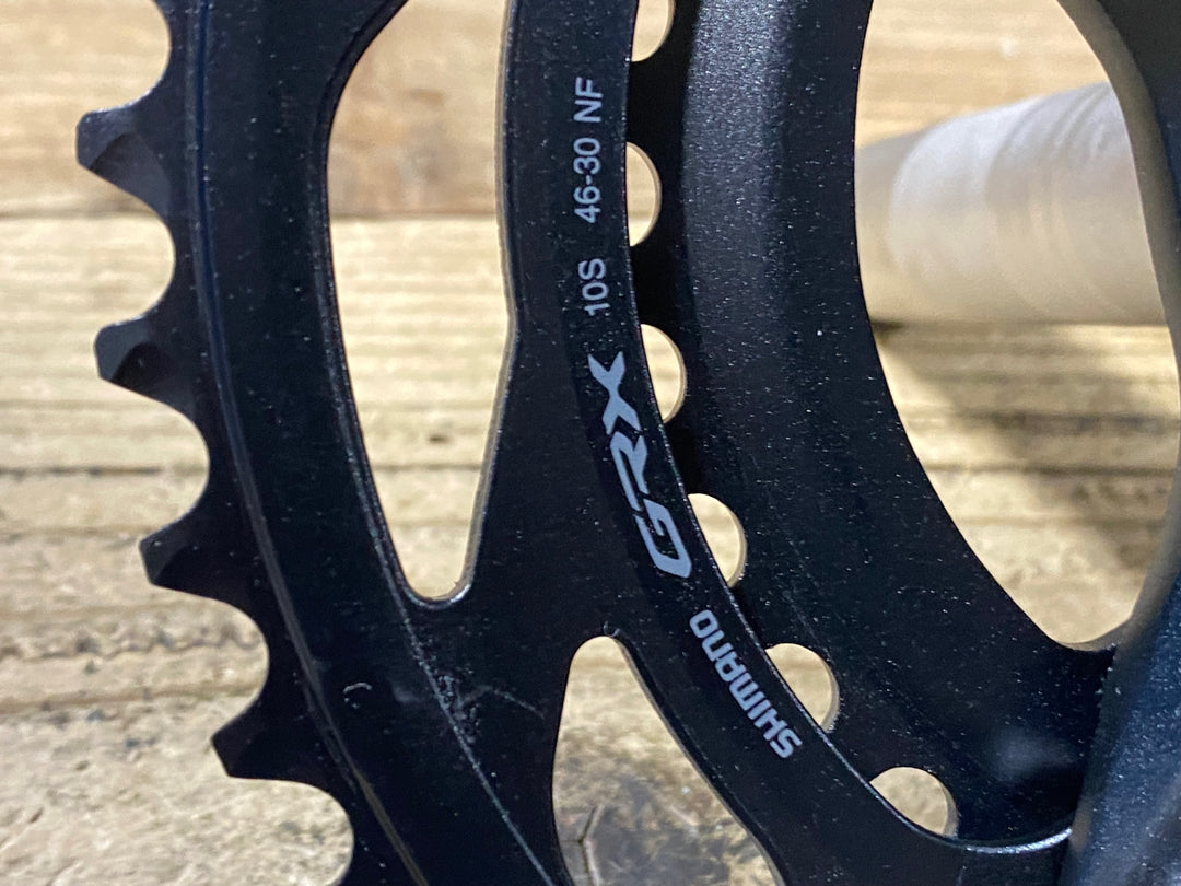 KH554 シマノ SHIMANO GRX FC-RX600 クランクセット 165mm 46/30T