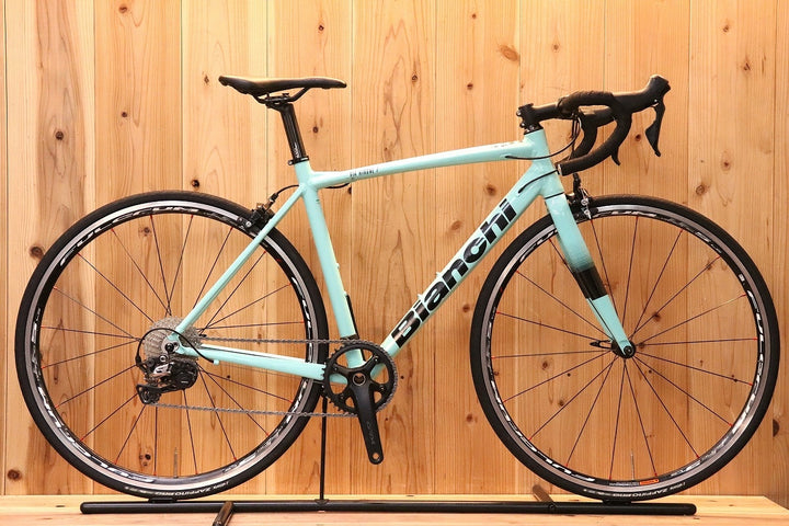 【フロントシングル仕様】 ビアンキ BIANCHI ヴィアニローネ VIA NIRONE 7 2021年モデル 53サイズ シマノ 105 R7000 MIX 11S アルミ ロードバイク 【芦屋店】