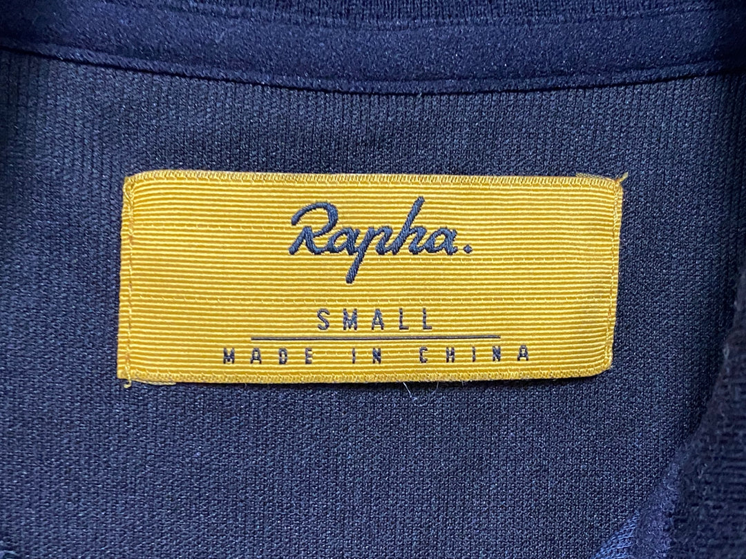 JG244 ラファ Rapha IMPERIAL WORKS CLUB JERSEY 半袖 サイクルジャージ ハーフジップ 黒 S