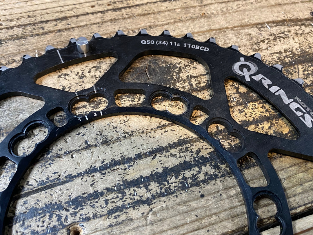 JQ020 ローター ROTOR QRINGS チェーンリング 50/34T 110BCD